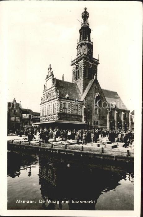 Alkmaar De Waag met Kaasmarkt
