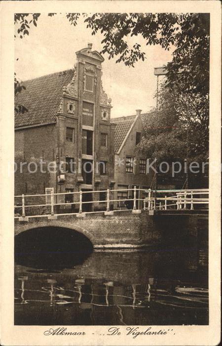 Alkmaar De Vigelantie Kanal Bruecke Serie No. 391