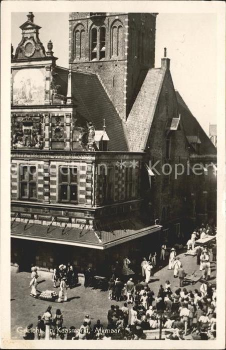 Alkmaar Gezicht op Kaasmarkt Kaesemarkt