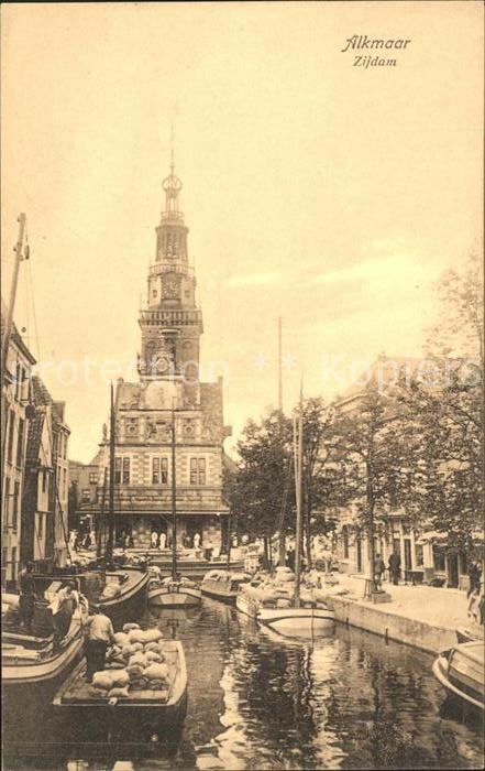 Alkmaar Zijdam Kanal Boot