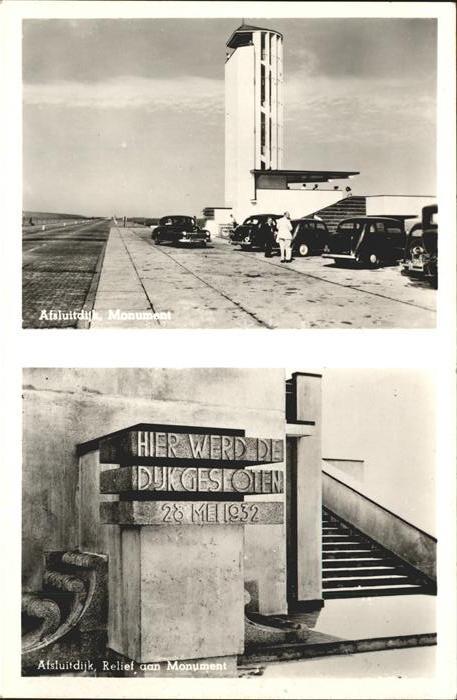 Afsluitdijk Monument Relief