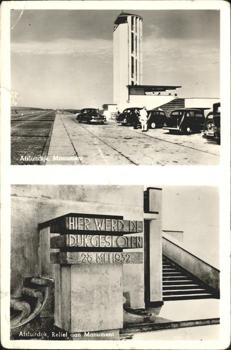 Afsluitdijk Monument Relief