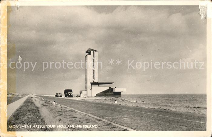 Afsluitdijk Monument Holland Friesland