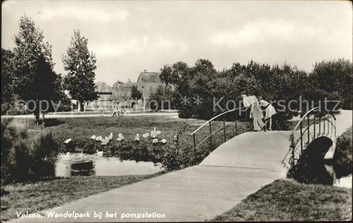 Velsen Wandelpark bij het pompstation Bruecke Enten