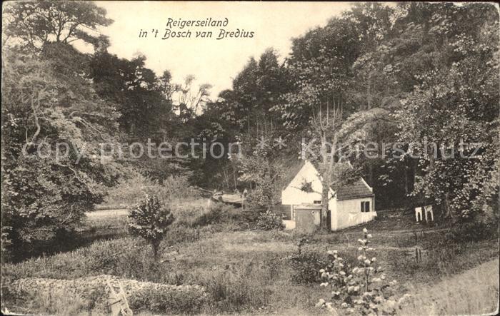 Naarden Reigerseiland in t Bosch van Bredius