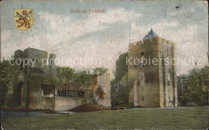 Santpoort Ruine van Brederode Wappen