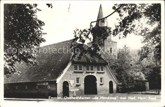 Emmen Netherlands Oudheidskamer de Hondsrug met Ned Herv Kerk Kirche