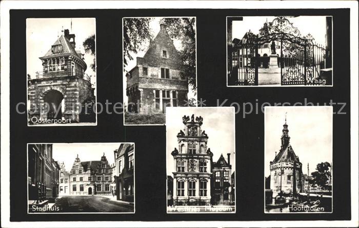 Hoorn Oosterpoort Waag Stadhuis Westfries Museum Hoofdtoren