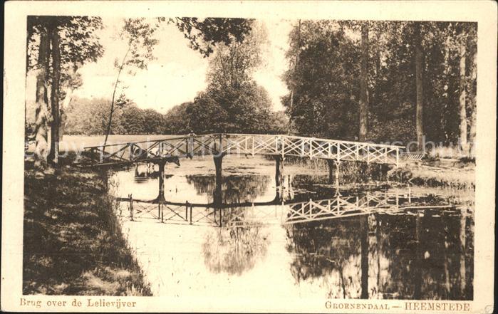 Heemstede Groenendaal Brug over de Lelievijer Bruecke