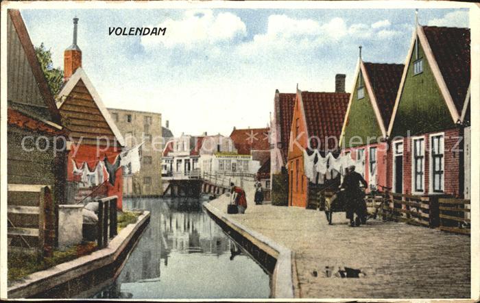 Volendam Dorfpartie Kanal