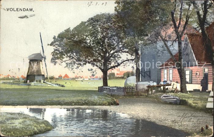 Volendam Bauernhaus Windmuehle