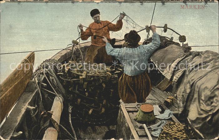 Marken Fischer Fischerboot