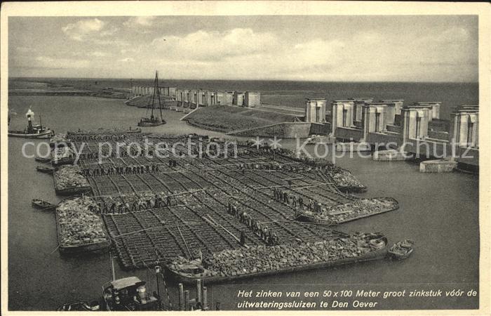 Den Oever Hollands Kroon Uitwateringsluizen Entwaesserungsschleusen