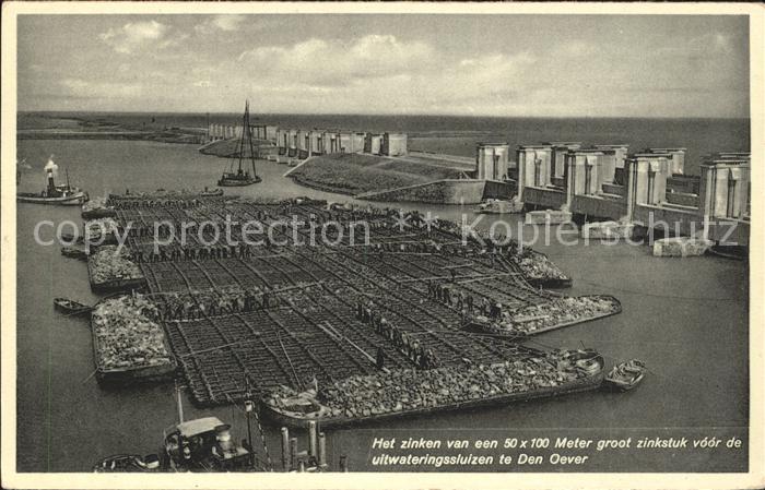 Den Oever Hollands Kroon Uitwateringsluizen Entwässerungsschleus