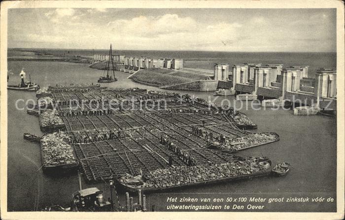 Den Oever Hollands Kroon Uitwateringsluizen Entwässerungsschleus