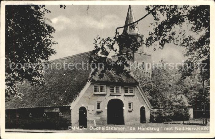 Emmen Netherlands Oudheidskamer de Hondsrug met Ned Herv Kerk Kirche