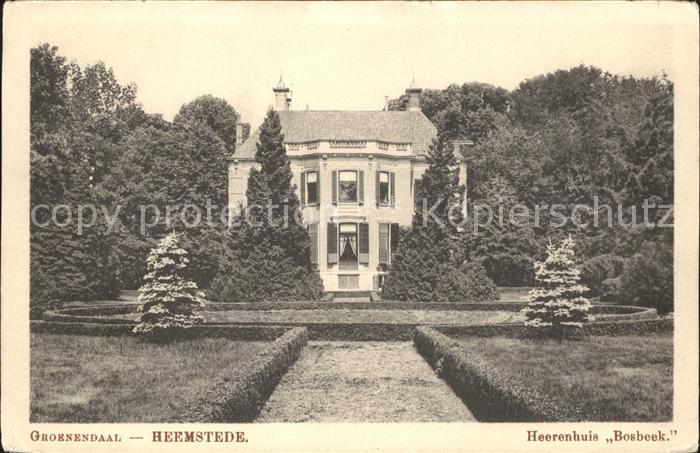 Heemstede Groenendaal Heerenhuis Bosbeek