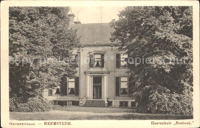 Heemstede Groenendaal Herrenhuis Bosbeek