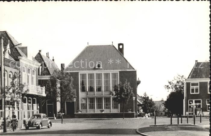 Schagen Niederlande Markt met Raadhuis