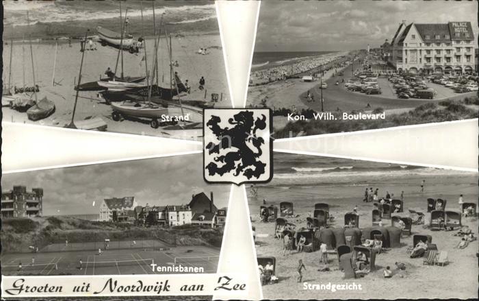 Noordwijk aan Zee  Strand Tennis Strand Kon. Wilh. Bouleva