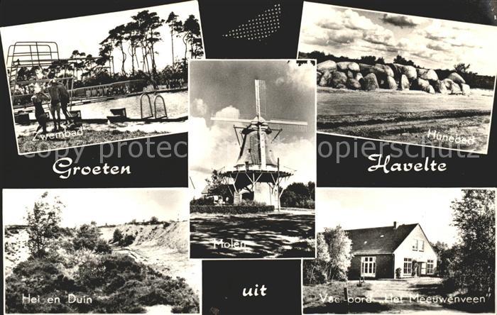 Havelte Zwembad Hunebed Vacantieoord Het Meeuwenveen Molen Duin