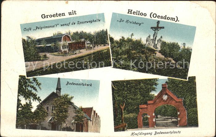 Heiloo Cafe Spoorweghalte Kruisberg Bedevaartskerk Hoofdingang Bedevaartplaats