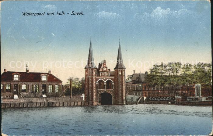 Sneek Waterpoort met kolk
