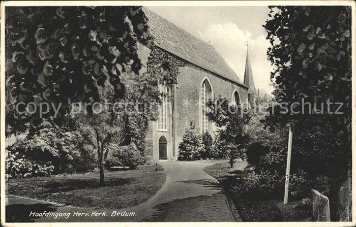Bedum Hoofdingang Herv Kerk Kirche
