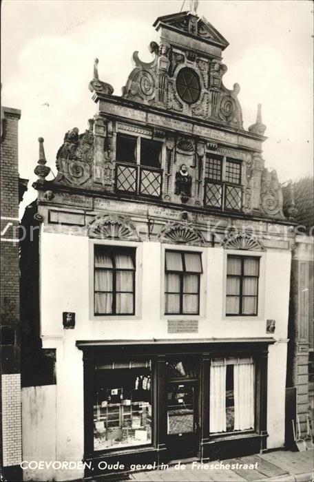Coevorden Oude gevel Frieschestraat Historisches Gebaeude