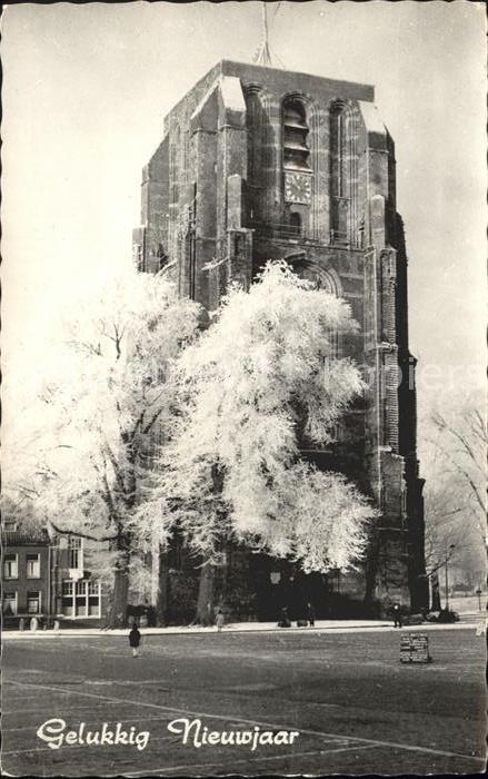 Leeuwarden Oldehove Gelukkig Nieuwjaar Neujahrskarte