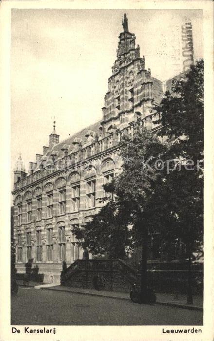 Leeuwarden Kanselarij Monumentaal Gebouw Historisches Gebaeude