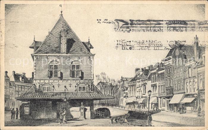 Leeuwarden Waaggebouw Kuenstlerkarte