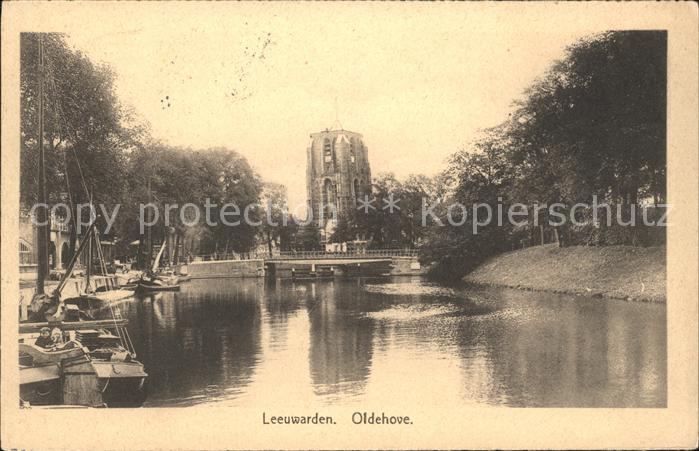 Leeuwarden Oldehove Partie am Wasser