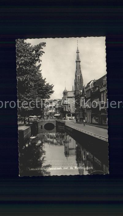Leeuwarden Voorstreek met de Bonifatiuskerk Kanal Kirche