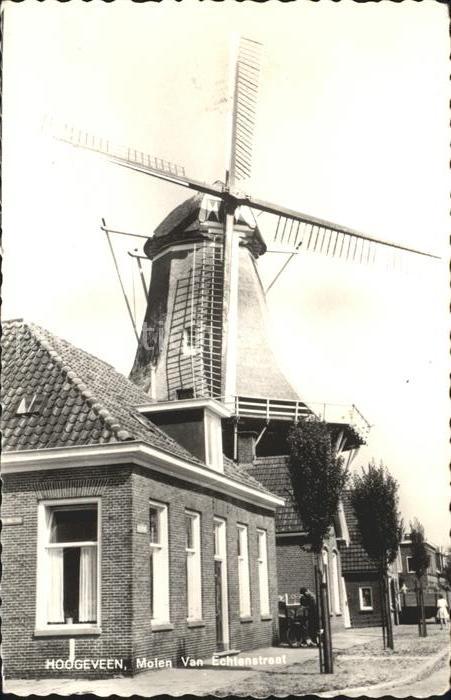 Hoogeveen Molen van Echtenstraat Windmuehle
