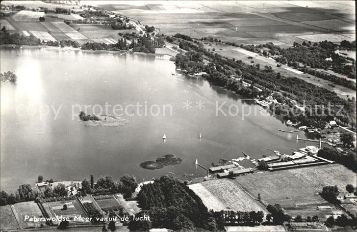 Paterswolde Paterswoldse Meer vanuit de lucht Fliegeraufnahme