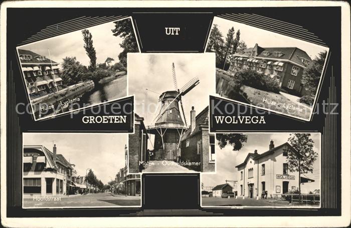 Wolvega Huize Lyclama Hoofdstraat Molen Oudheidskamer Windmuehle
