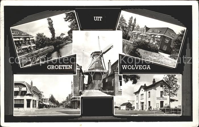 Wolvega Huize Lyclama Hoofdstraat Molen Oudheidskamer Windmuehle