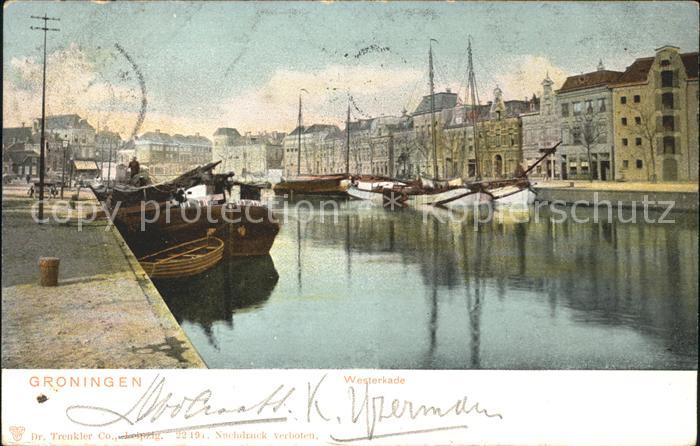 Groningen Westerkade Schiffe