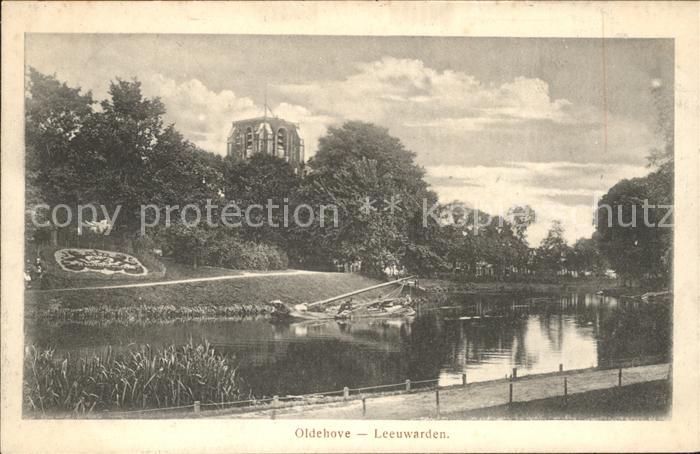 Leeuwarden Oldehove Partie am Kanal