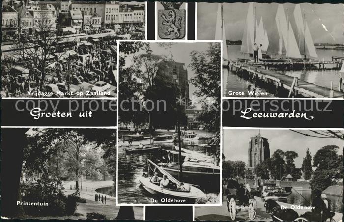 Leeuwarden Vrijdagse Markt op Zaailand Grote Wielen Oldehove Prinsentuin