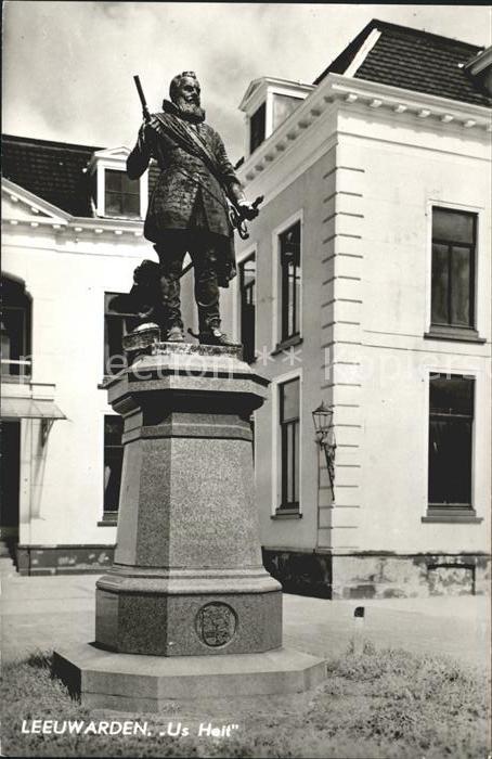 Leeuwarden Monument Standbeeld Us Heit Denkmal Statue