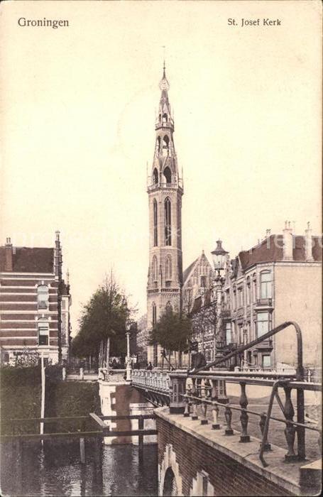 Groningen St Josef Kerk Brug Kirche Bruecke