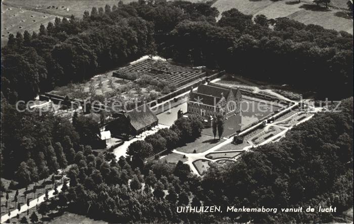 Uithuizen Menkemaborg Schloss Cafe Restaurant Fliegeraufnahme