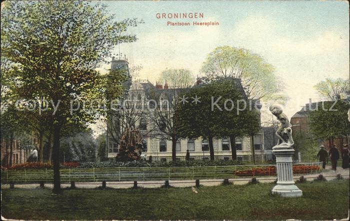 Groningen Plantsoen Heereplein Denkmal Skulptur