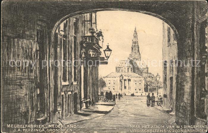 Groningen Meubelfabriek Nederland Huizinga Album van W. J. Dingemans Kuenstlerka