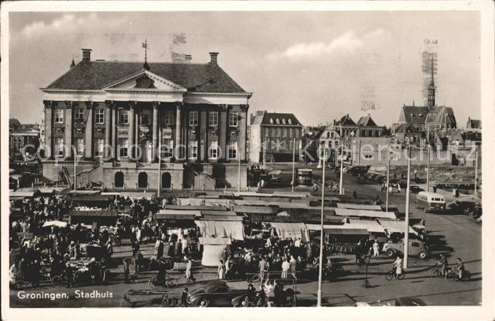 Groningen Stadhuis Marktdag