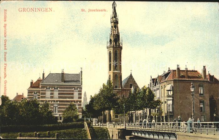 Groningen St Jozefskerk Kirche Brücke