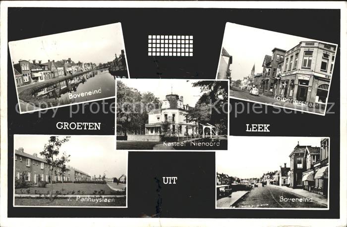 Leek Groningen Boveneind Straat Panhuyslaan Kasteel Nienoord