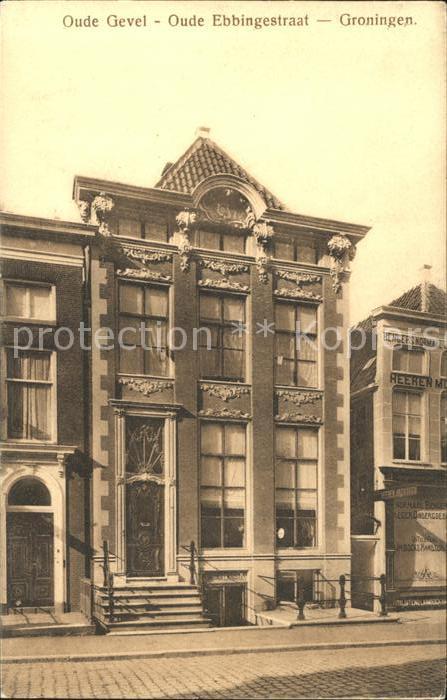 Groningen Oude Gevel Oude Ebbingestraat